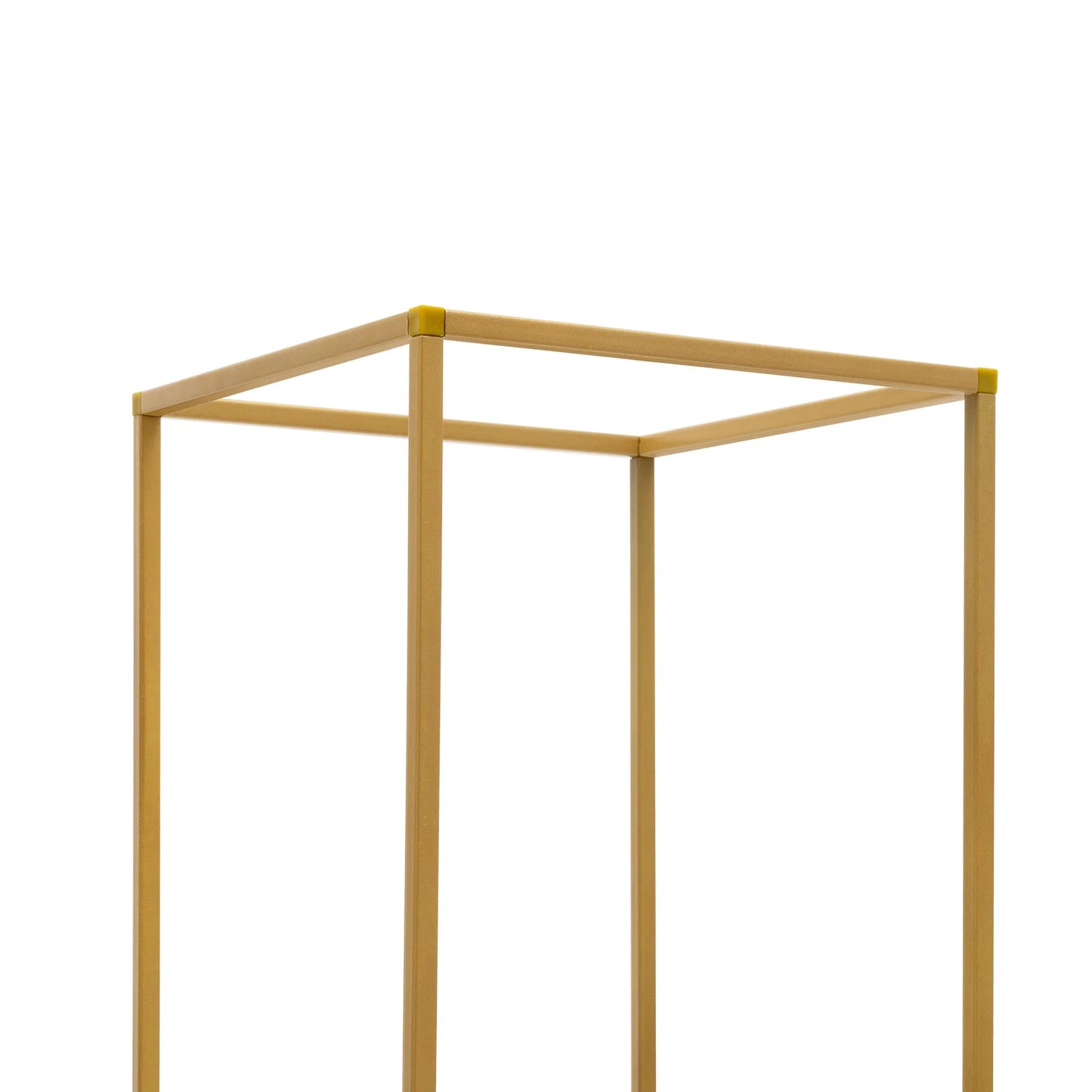 10Pcs Golden Metal Flower Vases Column Stand Wedding Decor