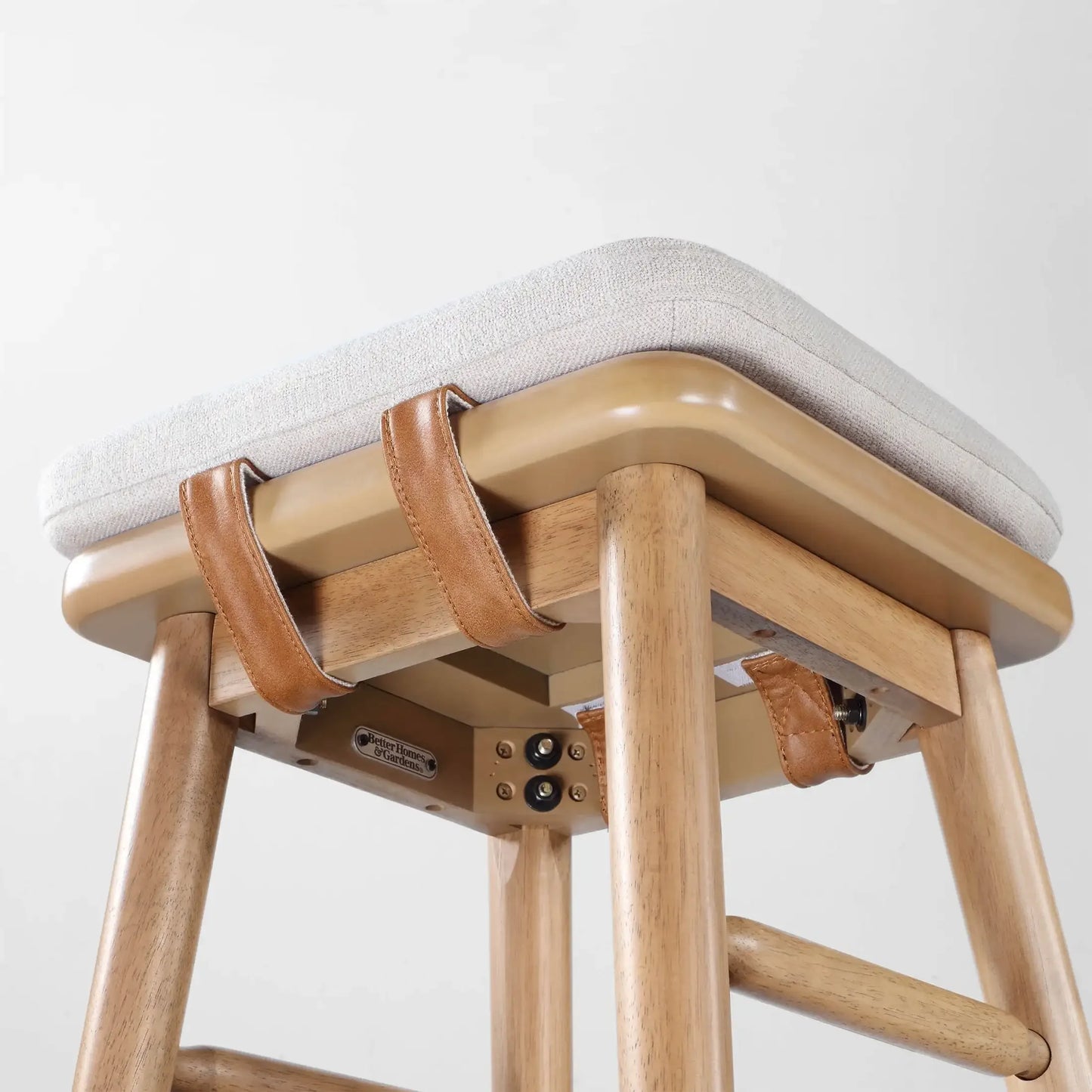 Springwood Barstool Set of 2 Counter Height Rubberwood Stools