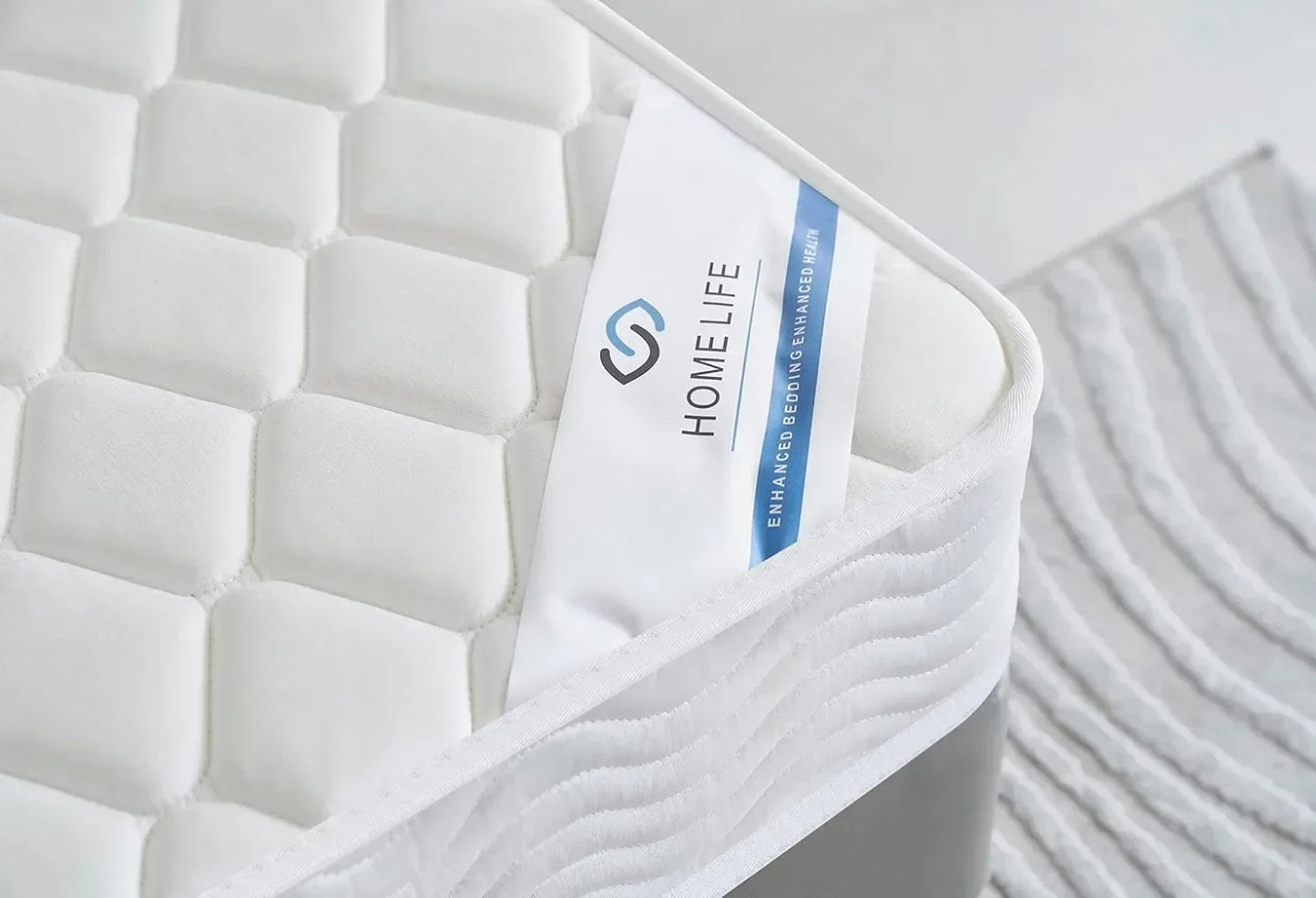 Ljustra Queen Mattress 6 Inch Hybrid Pocket Coil High Density Comfort Foam