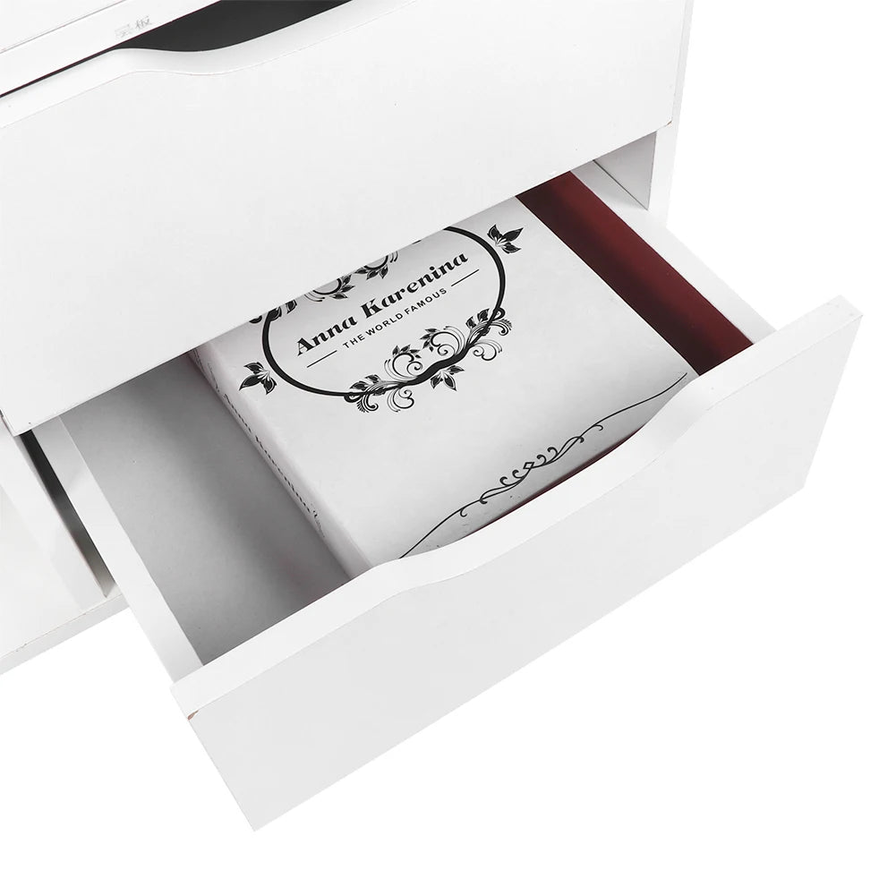 Free Standing Bedroom Bedside Table Night Stand Cabinet Organizer