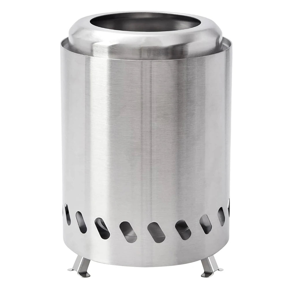 Smokeless Tabletop Fire Pit Stainless Steel Indoor Outdoor Portable Bonfire