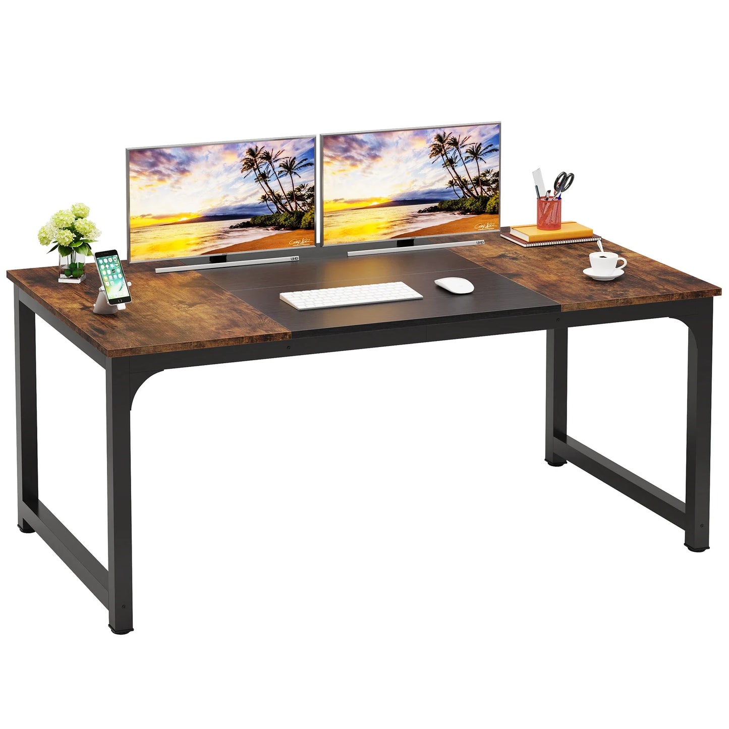 Ljustra Modern Computer Desk Large Office Study Writing Workstation
