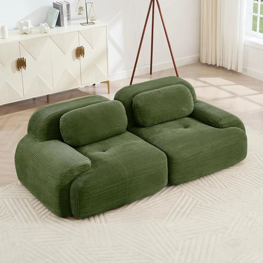 Ljustra Cloud Sectional Couch Modular Sofa Comfy Loveseat for Small Space