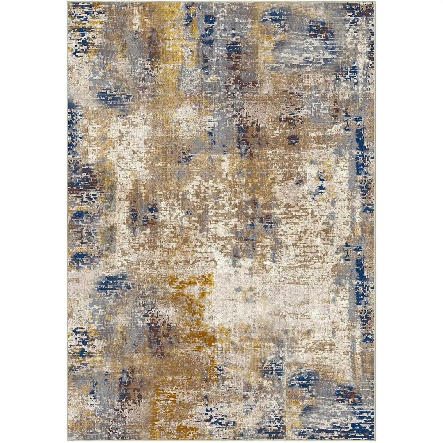 Modern Abstract Fluffy Area Rug for Living Room Bedroom Home Decor