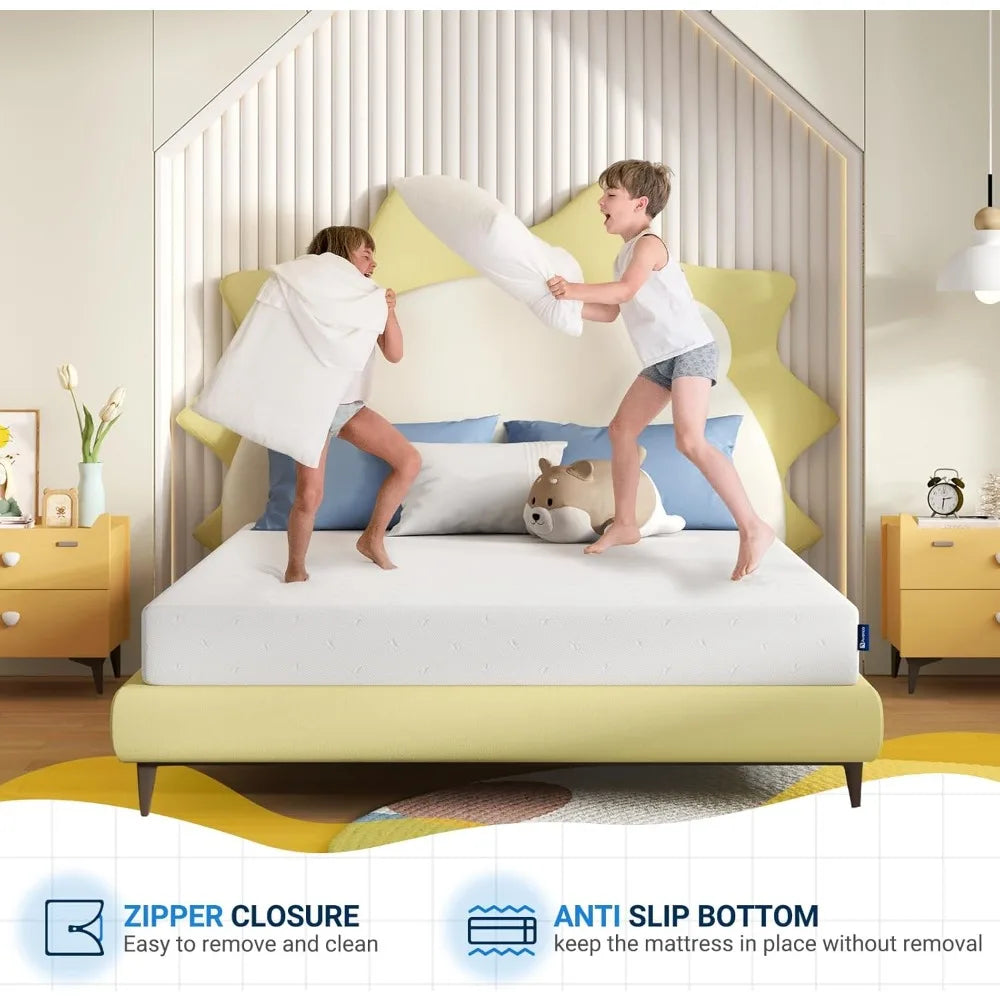 Ljustra Twin Size Mattress 8 Inch Memory Foam Pressure Relief Comfort