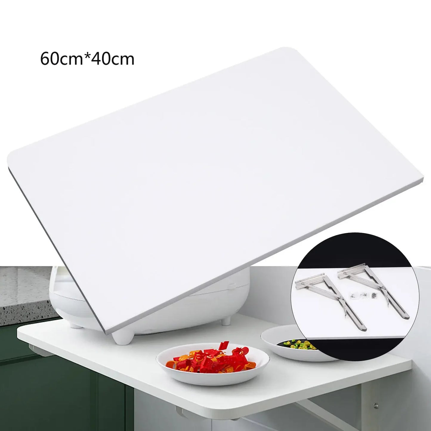 Floating Wall Mounted Writing Table Computer Desk Space Saving Home Office
