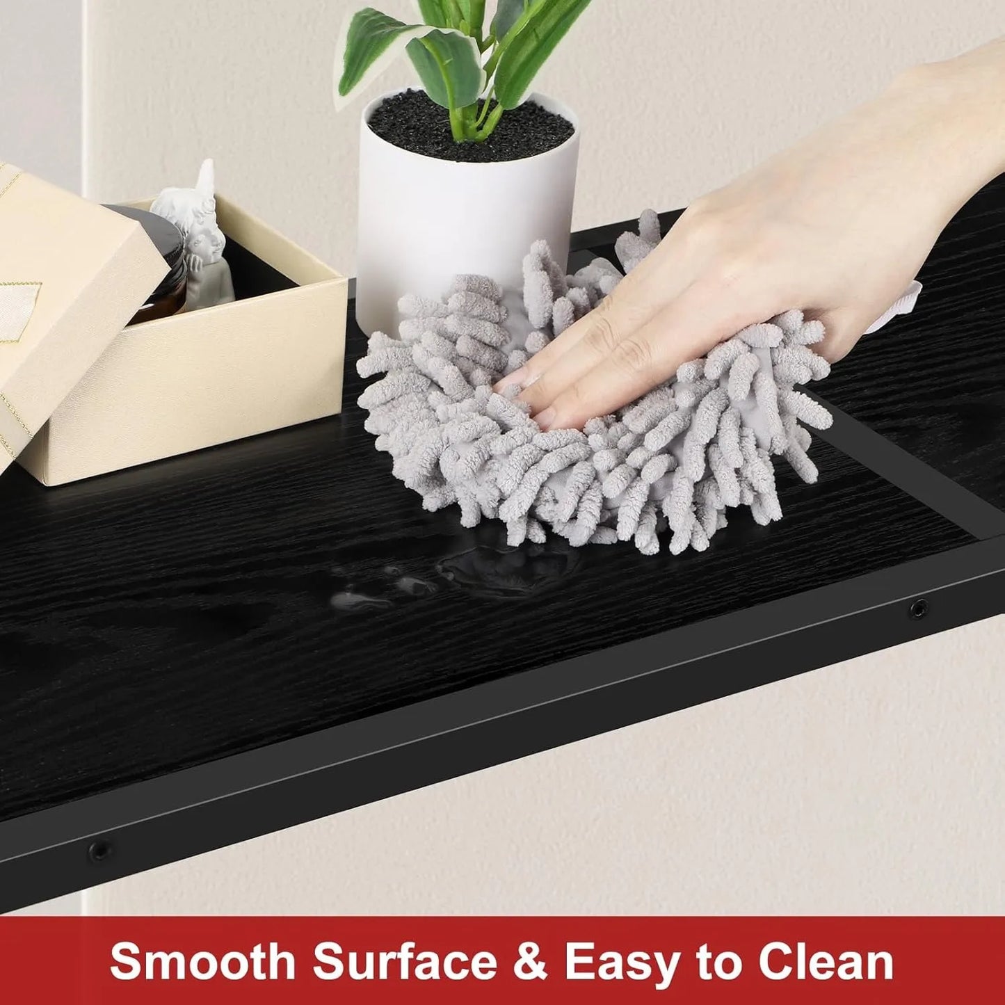 Narrow Wood Metal Console Table 31.5 Inch Slim Design for Entryway Living Room