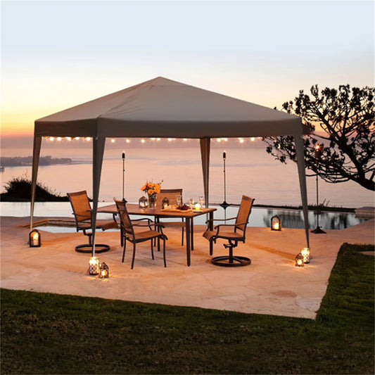 10x10ft Pop Up Canopy Tent Portable Outdoor Gazebo with Carry Bag