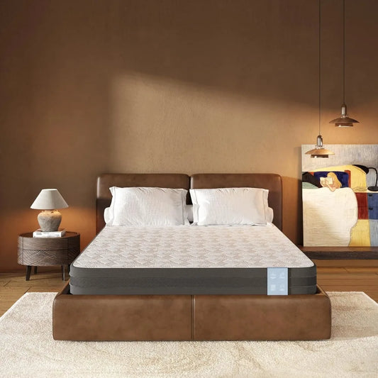 Ljustra 6 Inch Queen Size Cooling Gel Memory Foam Mattress in a Box