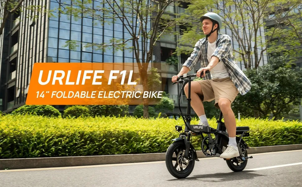 14 Inch Foldable Electric Bicycle Peak 500W Motor 48V 40 Miles Range