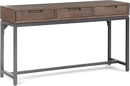Banting Console Table Mid Century Modern Solid Hardwood Entryway Table