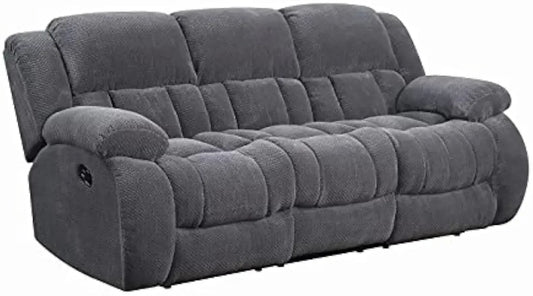 Ljustra Pillow Padded Motion Sofa Recliner Comfortable 3-Seat
