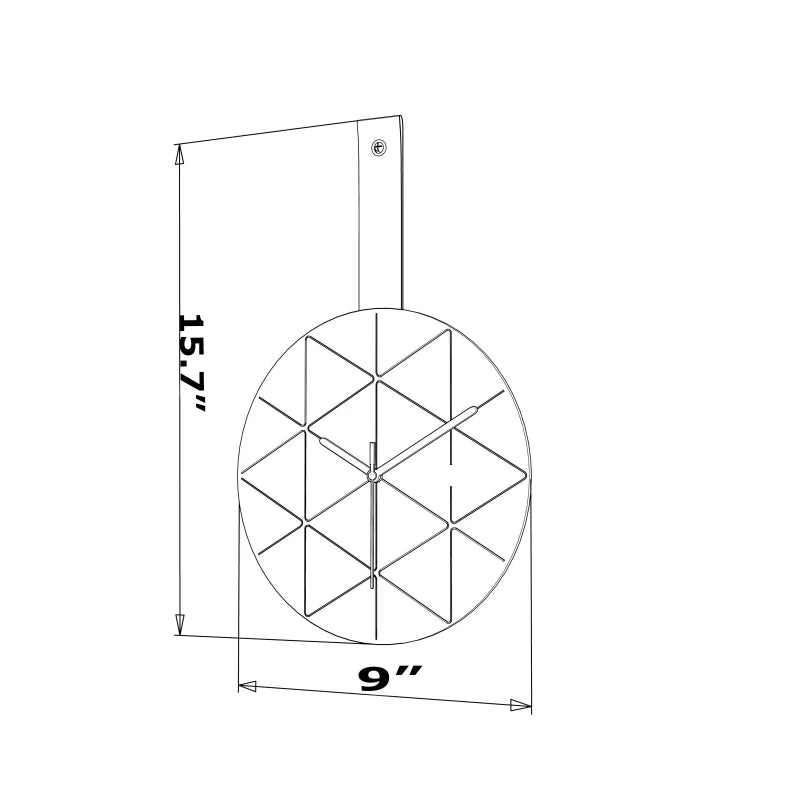 Elegant Minimalist Wall Clock for Home Office Decor Quartz Movement