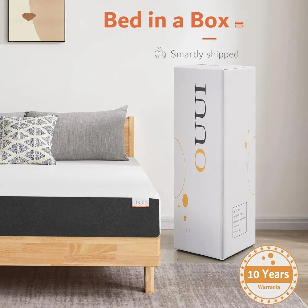Ljustra 6 Inch Cooling Gel Twin Memory Foam Mattress for Bunk Beds