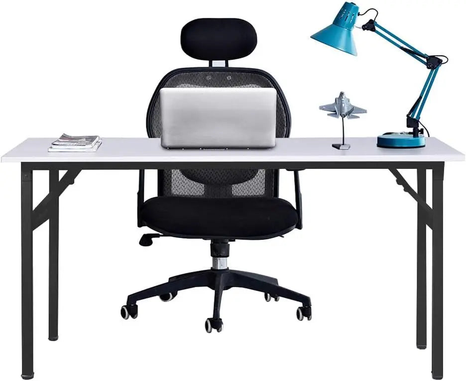 Ljustra 47 Inch Folding Computer Desk Office Desk BIFMA Certified Rustic Brown