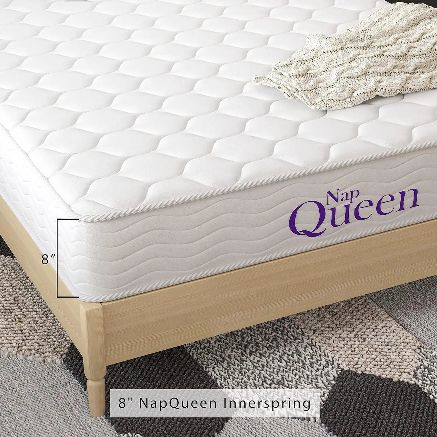 Ljustra 8 Inch Twin Memory Foam Mattress Bed in a Box Medium Firm