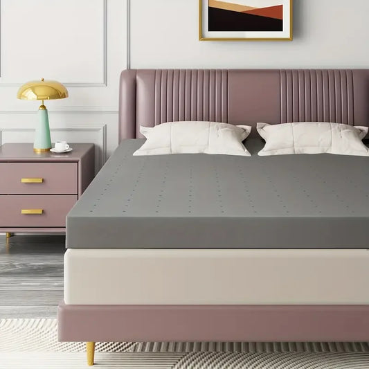 Extra Firm Queen Mattress Topper 2 Inch High Density Foam Bed Support