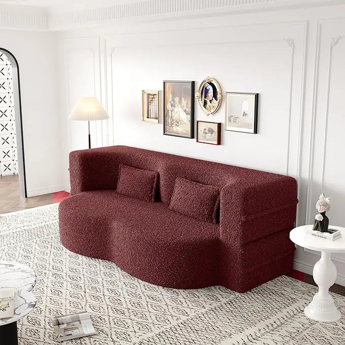 Ljustra Convertible Folding Sofa Bed Memory Foam Sleeper Couch