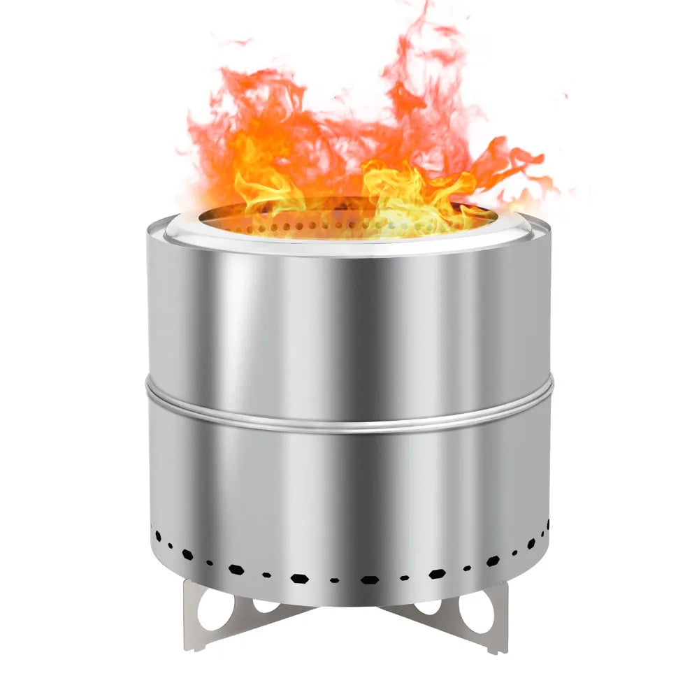 Swift Assembly Smokeless Fire Pit Portable Outdoor Camping Fire Pit