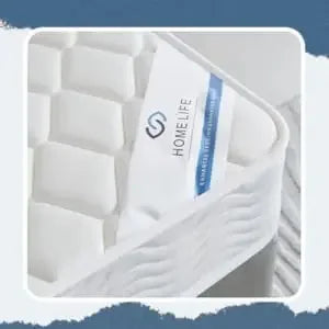 Ljustra Queen Mattress 6 Inch Hybrid Pocket Coil High Density Comfort Foam