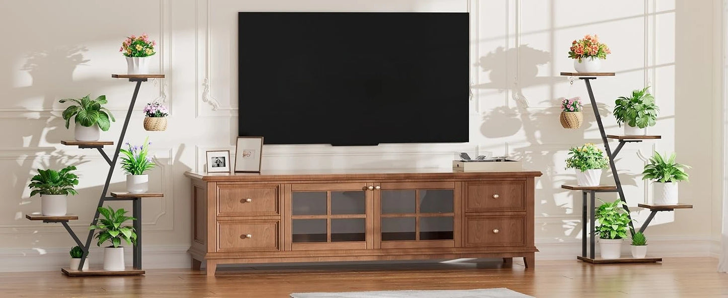 Plant Stand with Grow Light Indoor 5 Tier Corner Shelf for Multiple Plants