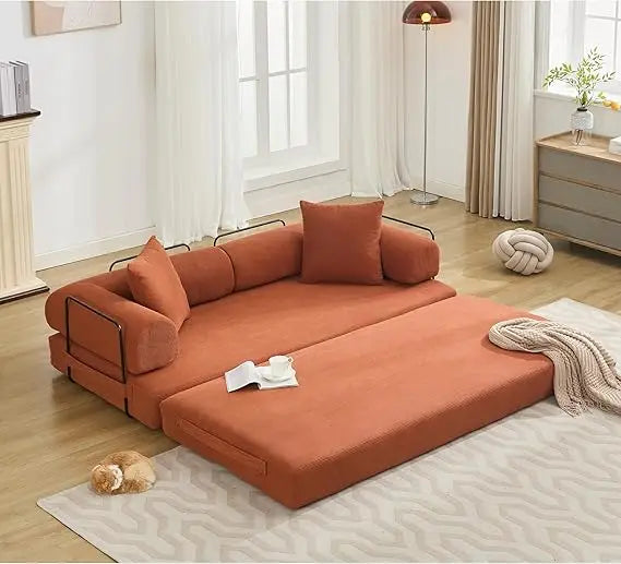 Comfy Convertible Folding Mattress Couch Floor Sofa Bed Lounge
