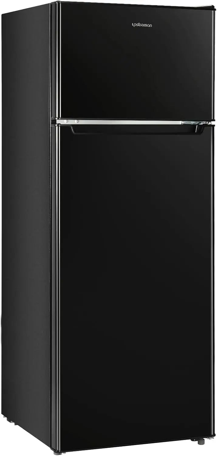 Ljustra 7.7 Cu.Ft Double Door Refrigerator with Freezer Adjustable Thermostat