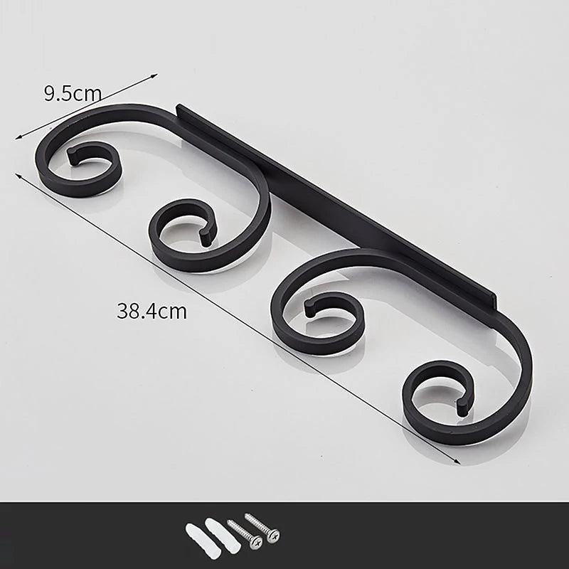 Wall-mounted Wine Glass Holder Space Aluminum Creative Goblet Storage Rack