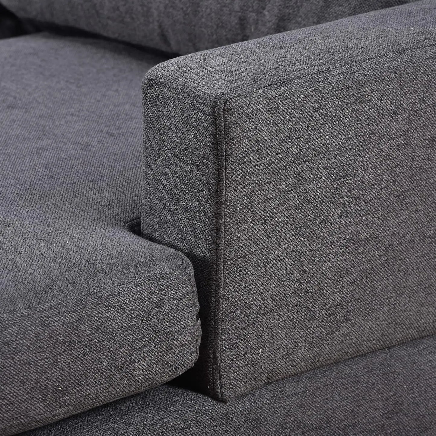 Ljustra Modular Sectional Sofa Set with Storage Ottoman and Pillows