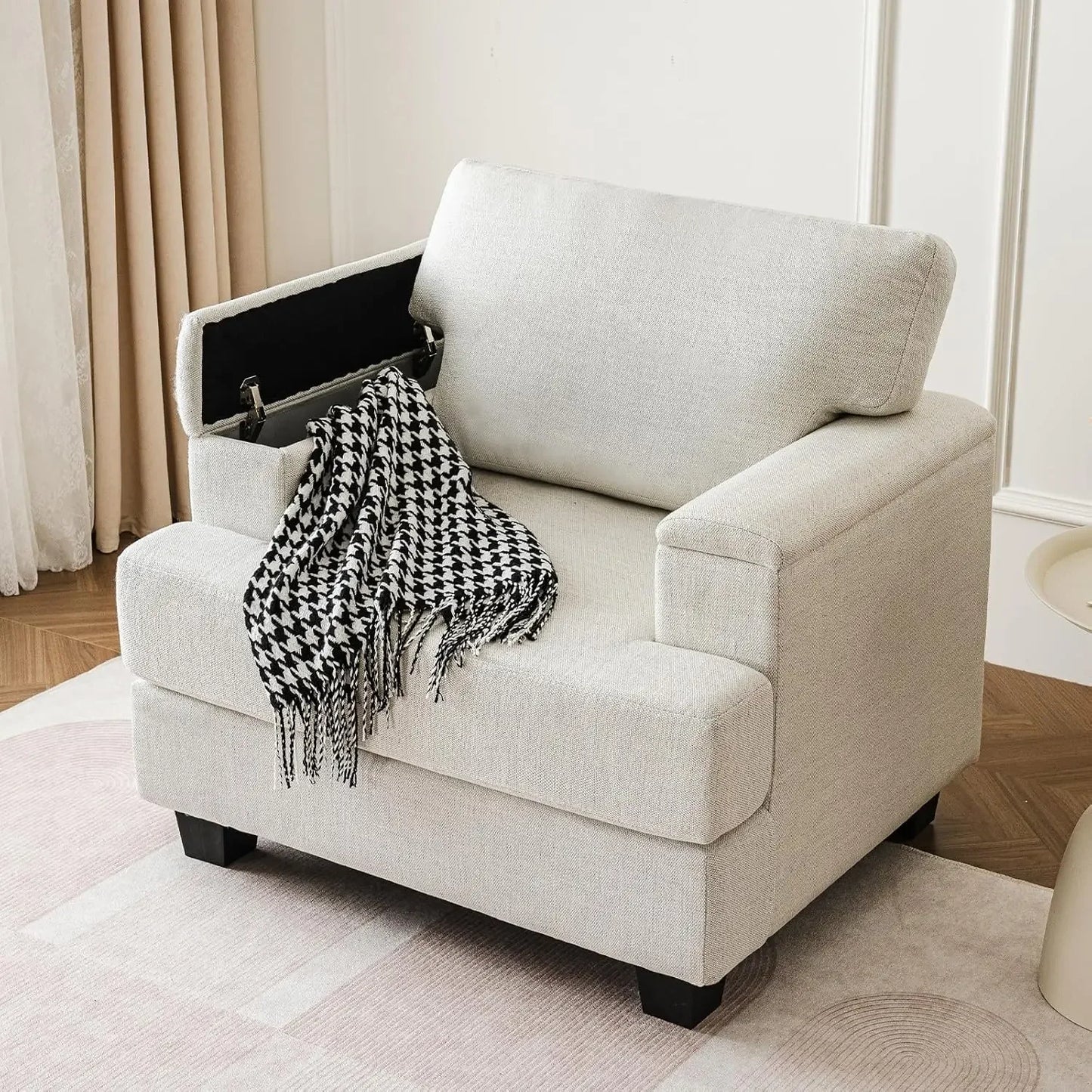 Cloud-Like Oversized Accent Chair Ultra-Plush Relaxation Comfort