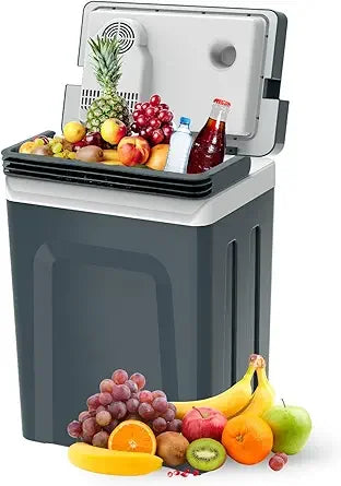 Electric Cooler and Warmer 27 Quart Portable Thermoelectric Fridge