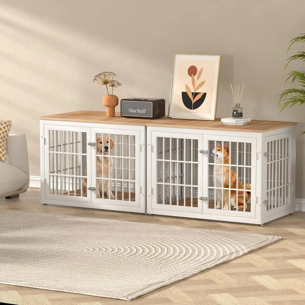 Heavy Duty Dog Crate Furniture for Large Medium Dogs Indoor End Table