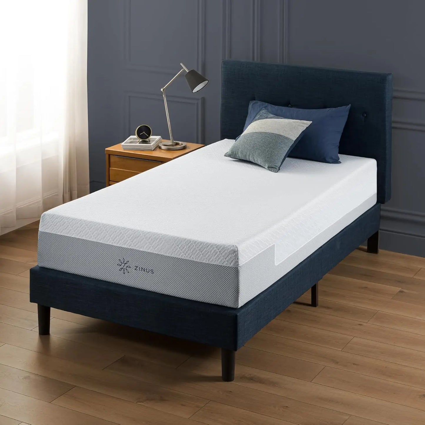 Ljustra Green Tea Cooling Gel Memory Foam Mattress Short Queen 12 Inch