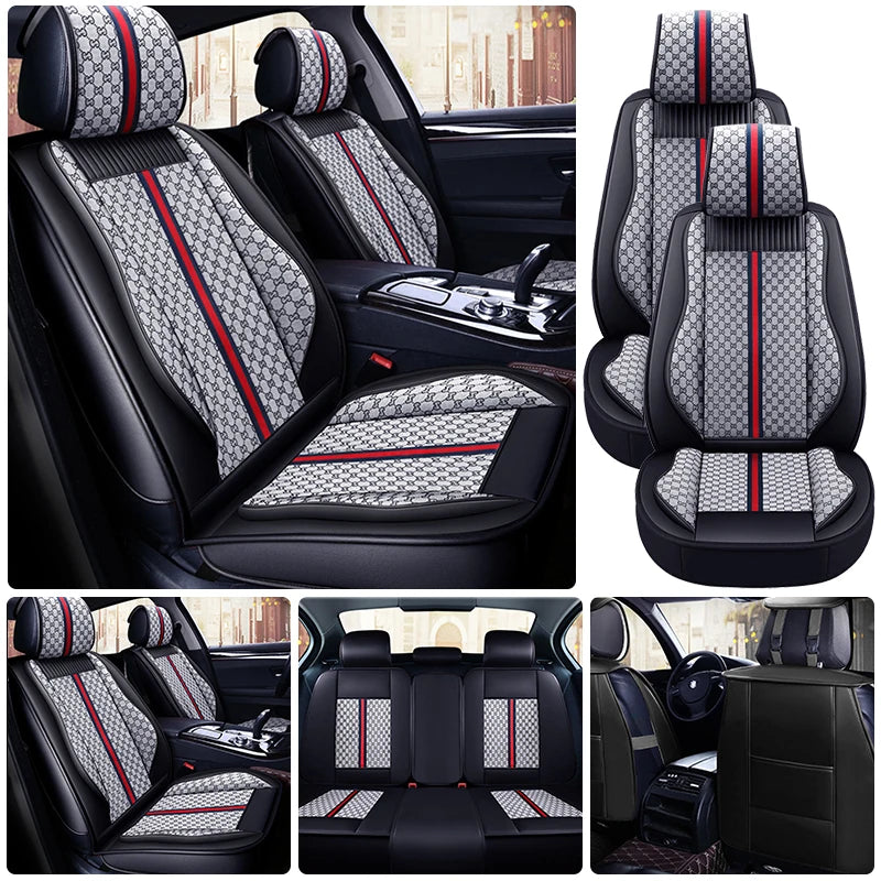 PU Leather Car Seat Covers Universal Protection for Sedan SUV Truck