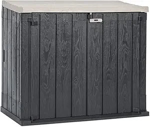 Ljustra Stora Way Outdoor XL Storage Shed for Trash Can Garden Tools