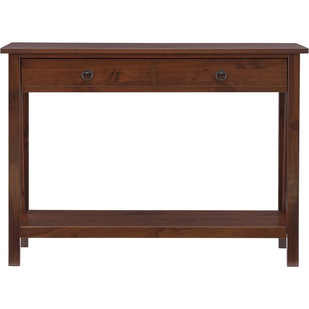 Home Decor Console Table Antique Tobacco Modern Minimalist Furniture