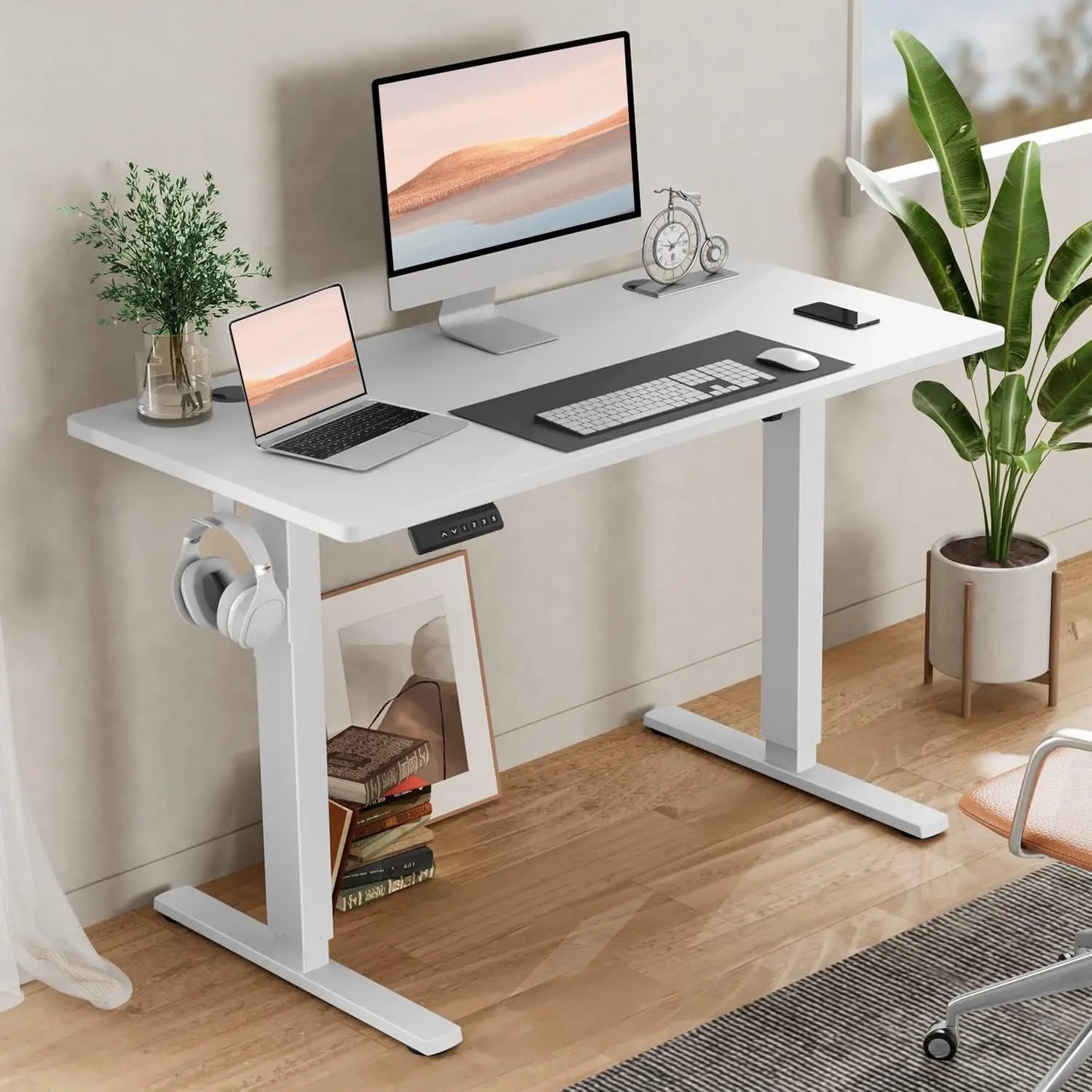 Adjustable Height Standing Desk Sit to Stand Computer Table 40x24