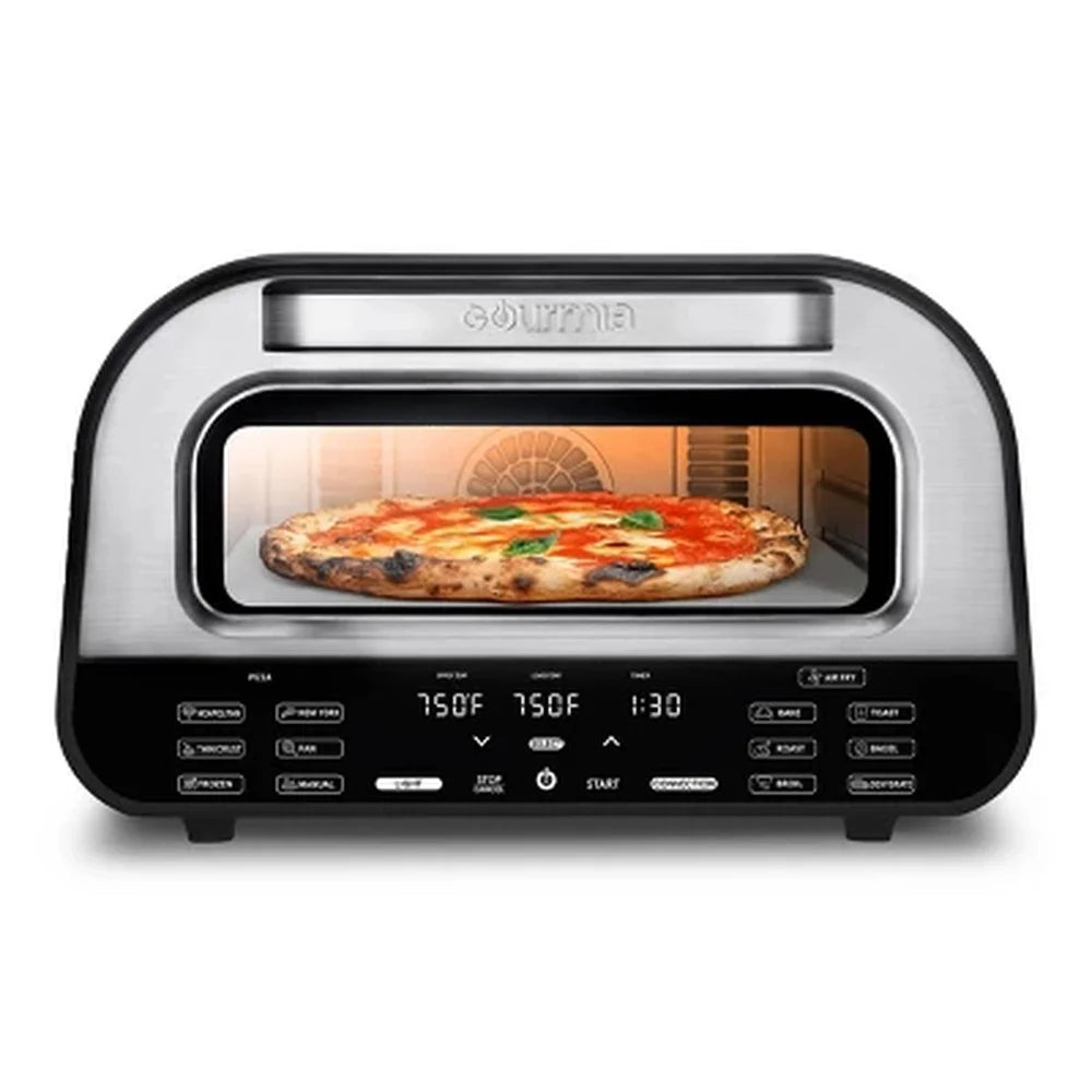 All-In-One Indoor Pizza Oven Toaster Air Fryer 1800W 6 Presets