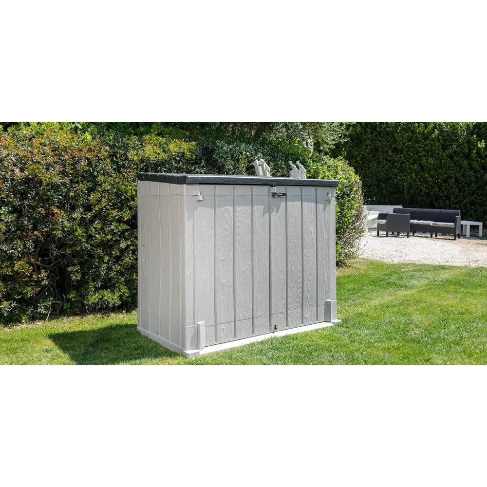 Ljustra Stora Way Outdoor XL Storage Shed for Trash Can Garden Tools