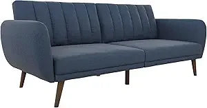 Ljustra Brittany Futon Sofa Bed 82 Inch Modern Sleeper Couch
