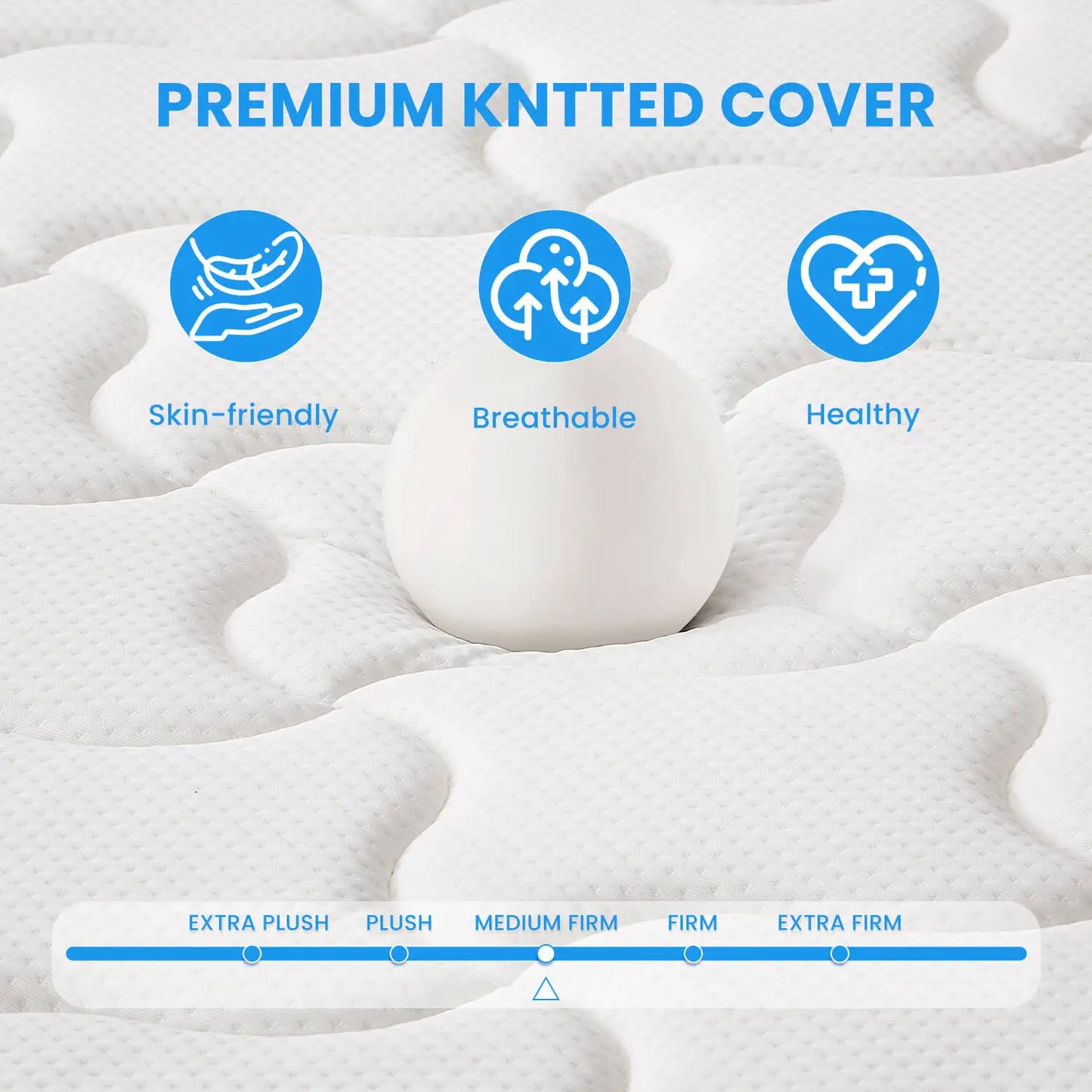 Ljustra Queen Size Medium Firm Hybrid Mattress Gel Memory Foam