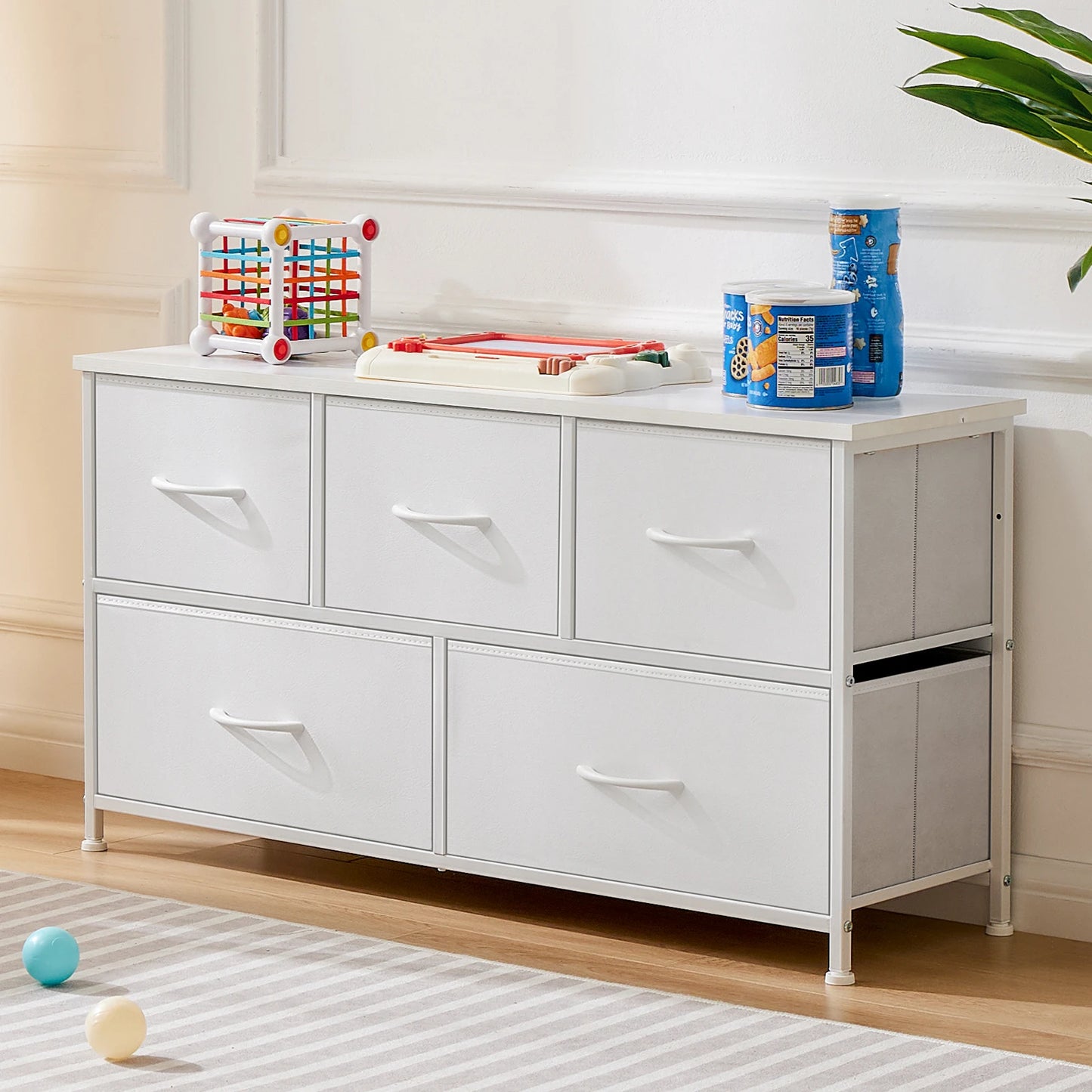 Ljustra Modern Wardrobe Closet Storage 5 7 10 Fabric Drawers Chest