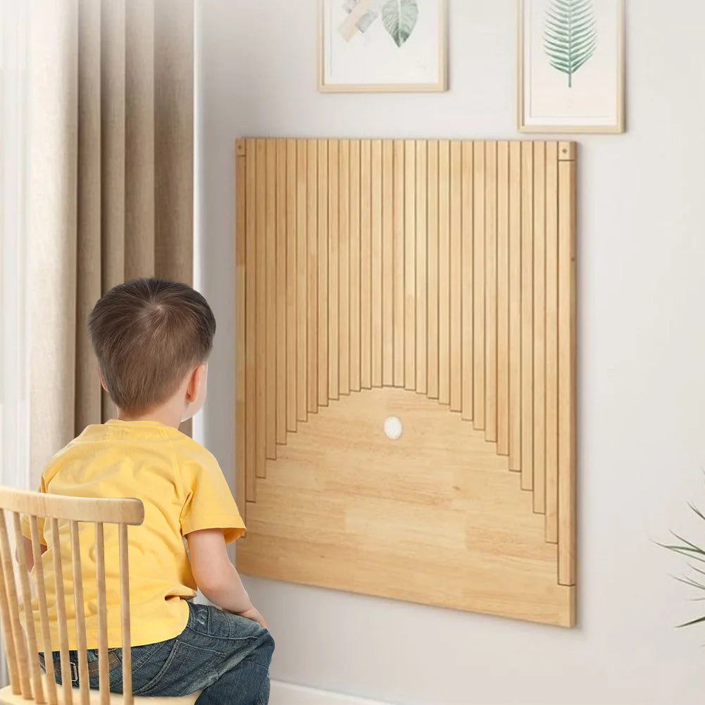 Minimalist Wall Mounted Computer Desk Solid Wood Folding Office Table