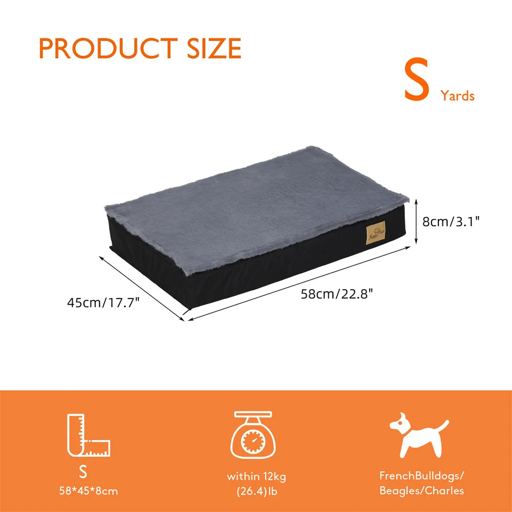 Large Orthopaedic Waterproof Dog Bed Removable Washable Cover Indoor Outdoor