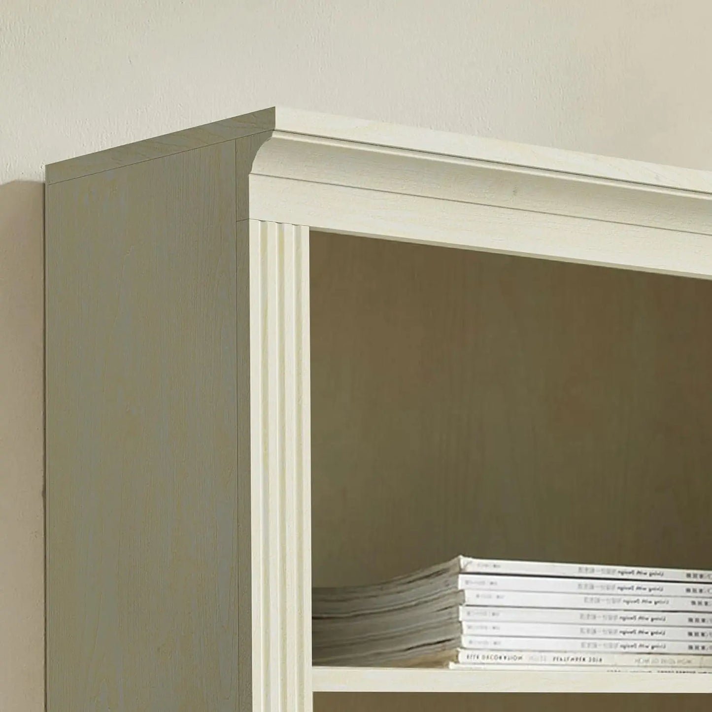 Standard 5 Tier Bookshelf Adjustable Shelves Floor Standing Organizer