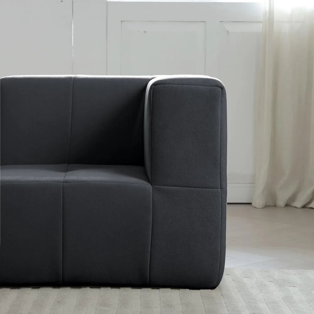 Ljustra Modular Sectional Sofa Modern Compressed 3-Seat Living Room Couch