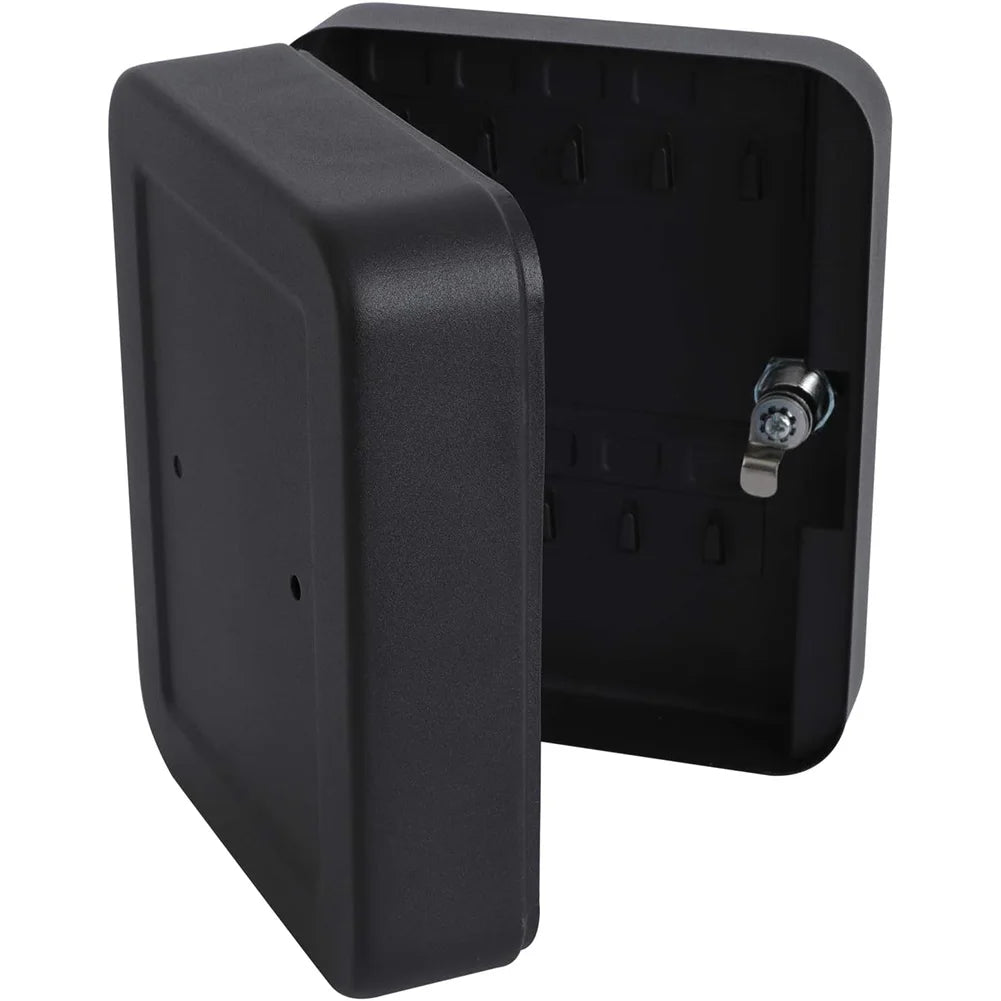 Wall Mounted Key Cabinet with 20 Hooks and Locking Security System
