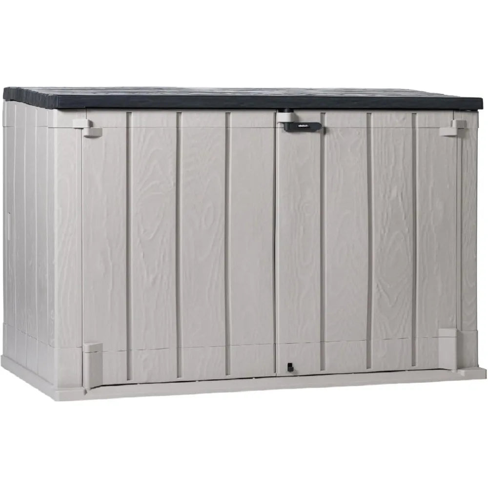 Ljustra Stora Way Outdoor XL Storage Shed for Trash Can Garden Tools