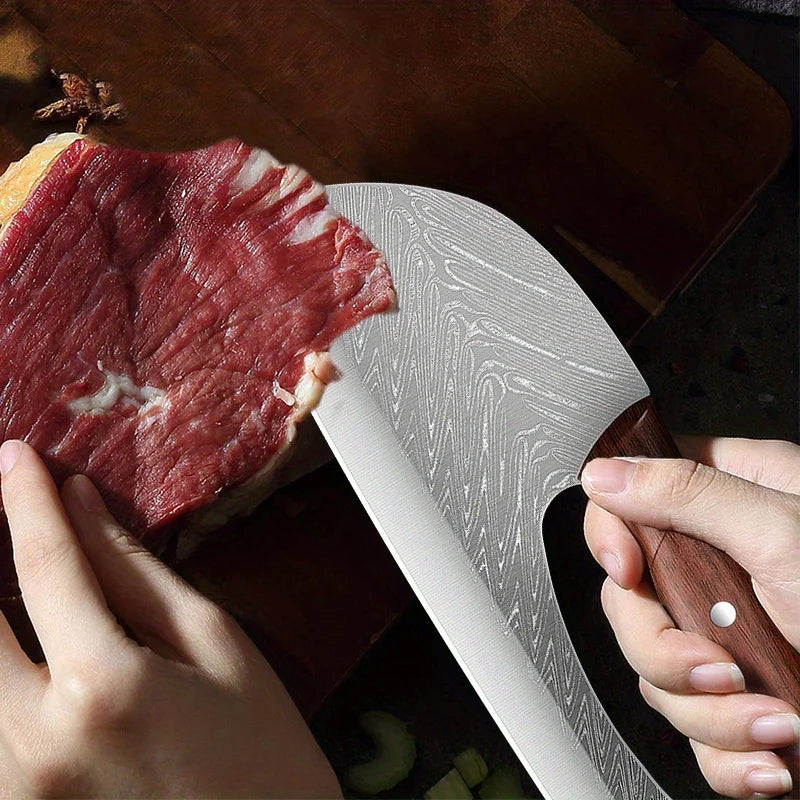 1/3PCS High Carbon Steel Boning Knife Handmade Professional Chef Knife