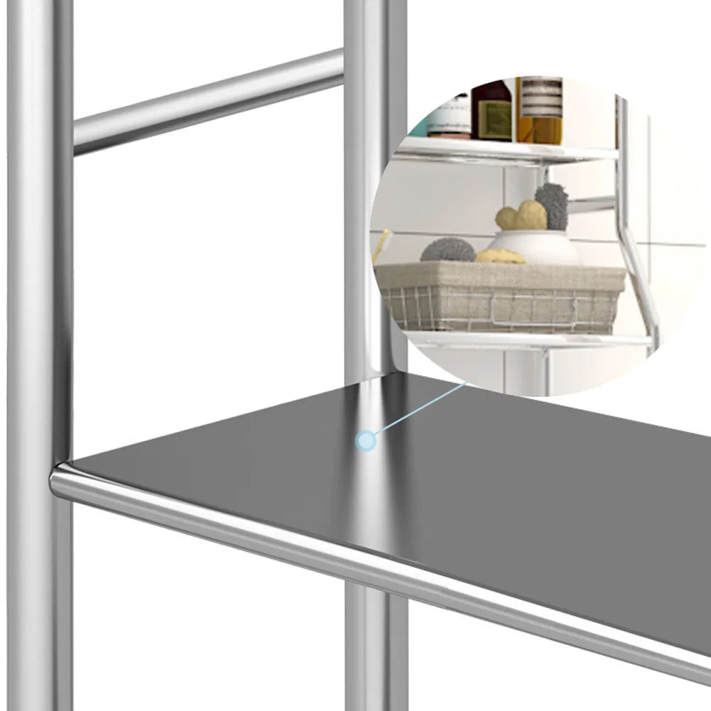 Over Toilet Storage Shelf 2/3 Tier Freestanding Bathroom Organizer